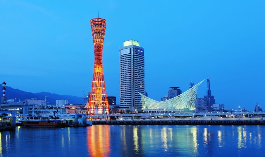 Torre del porto di Kobe Osaka