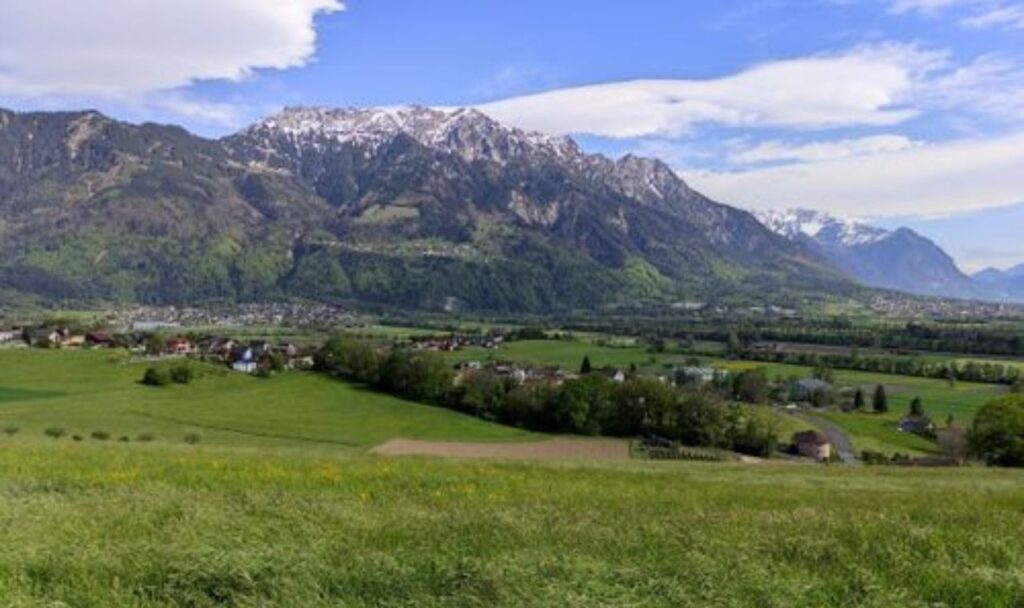 Le citta di Nendeln e Eschen Liechtenstein